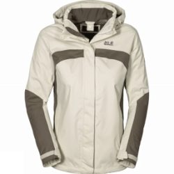 Jack Wolfskin Womens Topaz Jacket White Sand